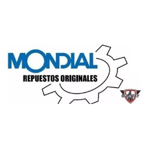 Puntera Manubrio Mondial Rd 250 R Negro  X Unidad Ourway 1