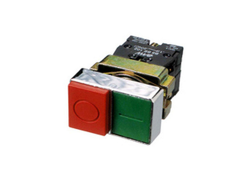 Pulsador Doble Verde Rasante Na Rojo Saliente Nc 0