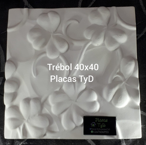 Molde Para Placas Antihumedad Trébol De 40cm X 40cm 1