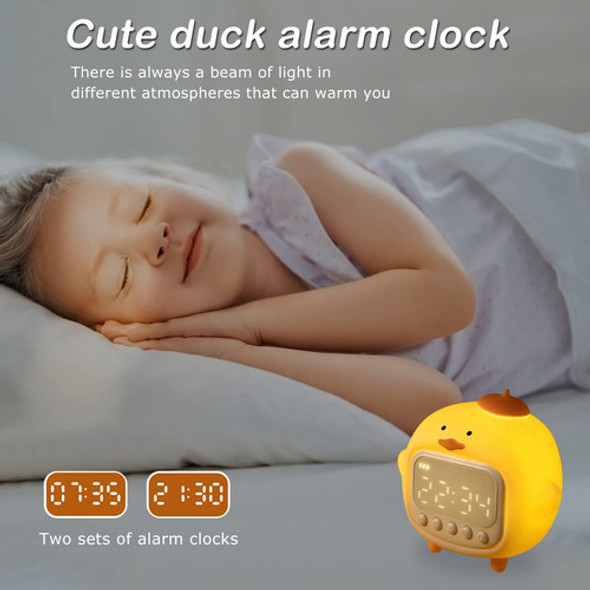 Axcvveiyi Reloj Despertador De Pato Para Ninos, Bonita Luz N 1