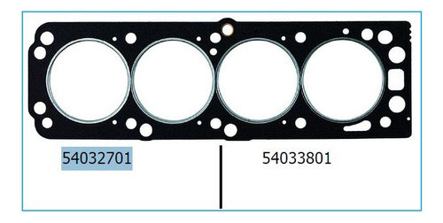Junta Tapa Cilindro Corsa 1.4 Celta 1.4 8v Nafta - Abr 0
