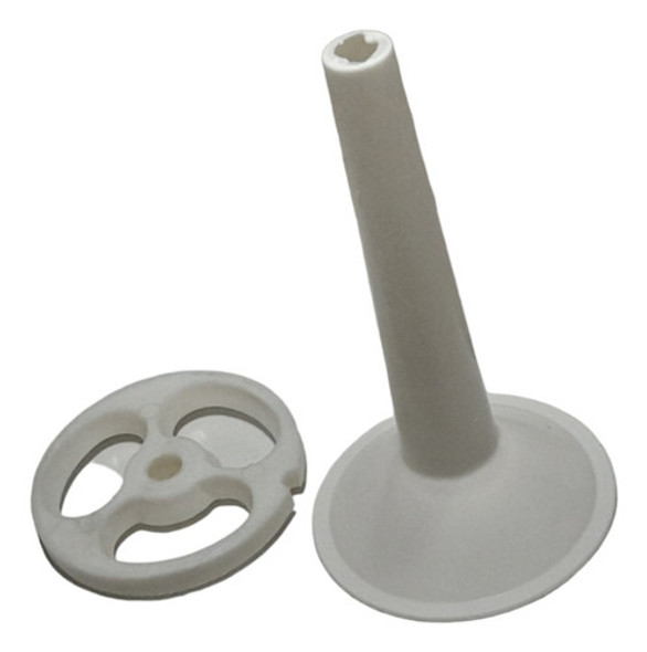 Embudo Y Disco Pvc P/embutir Chorizo P/picadoras Mod 32 1
