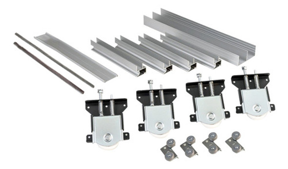 Kit Frente Placard Corredizo Aluminio Frenplac 2mts 2puertas 0