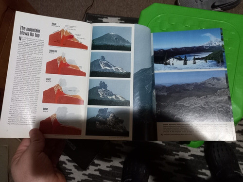 Revista National Geographic Enero De 1981 Monte Santa Helena 1
