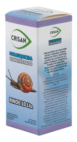 Caracolicida Concentrado Líquido 50cc 0