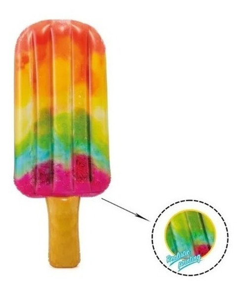 Colchoneta Inflable Intex Palito Helado Sandia 191 X 76 Cm. 1