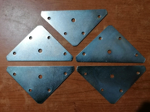 Soporte Ángulo Escuadra Alacena Zincada Plana 1
