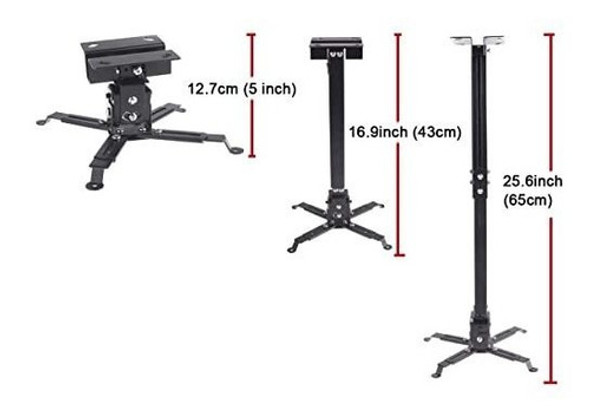 Soporte Universal Para Proyector De Pared O Techo 1