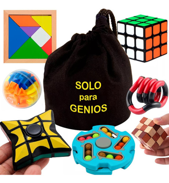 Solo Para Genios Juguetes De Ingenio Educativos Antiestrés 0