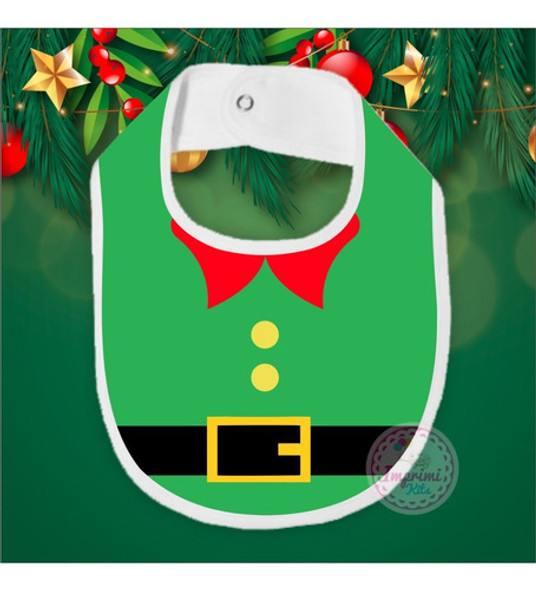 Plantillas Baberos Navidad + Mockups Sublimar Navideños 1