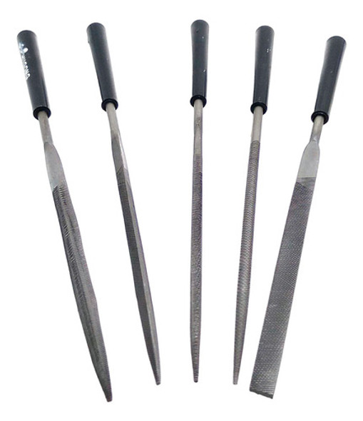 Kit Herramientas Mini Limas Y 6 Pinzas Brucelas De Precision 1