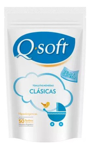 Toallitas Húmedas Q-soft Clásicas 50 U Pack X12 1 Toallitas Húmedas Q-soft Clásicas 50 U Pack X12 1