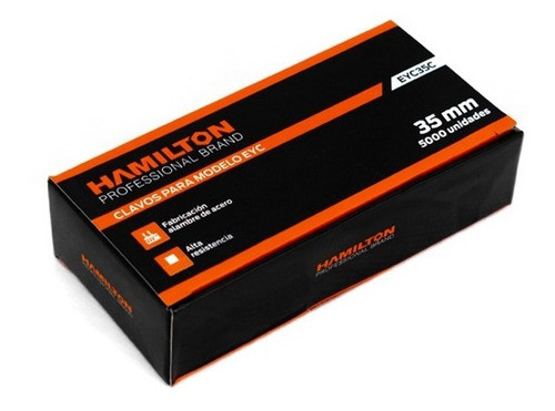 Clavos 35 Mm Caja X 5000 Hamilton 0
