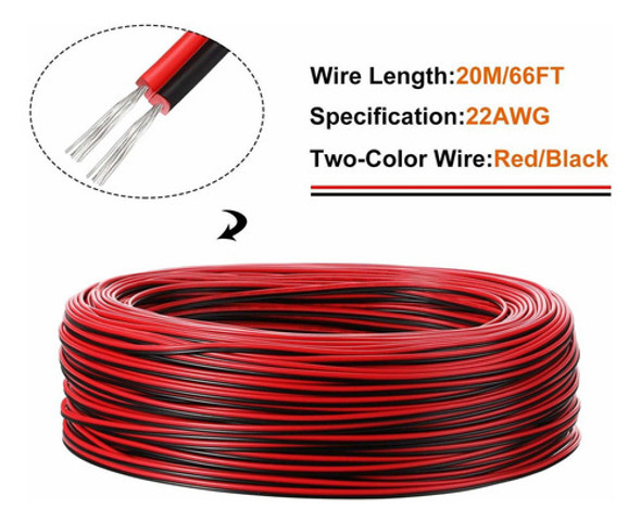 Hestya 2 Rollos De Cable De Extensión De Luz Para Barco, 6. 1