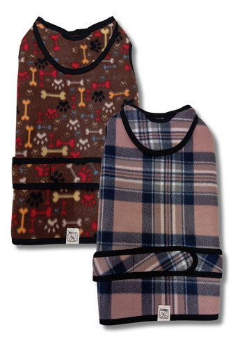 Capa Abrigo C/pechera Para Mascota De 70cm De Lomo Paradise 0