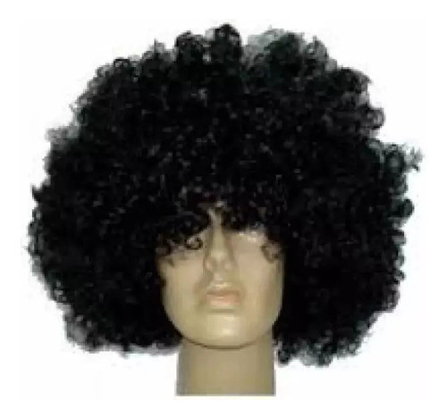 Peluca Con Rulos Afro Diámetro 25cm Hasta 29cm 1