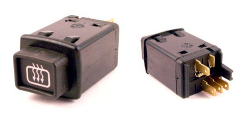 Tecla Interruptor Luneta Termica Peugeot 505 C/luz Naranja 0