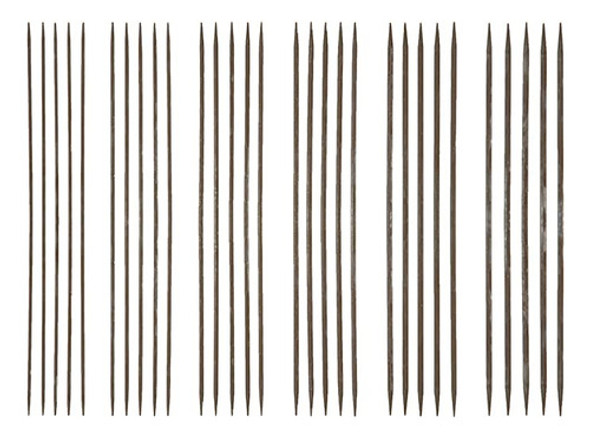 Juegos De Aguja De Doble Punta, Laminado En Níquel, 6&#34; 1