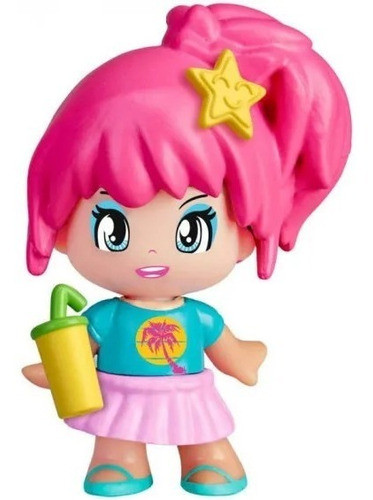 Muñeco Pinypon Nueva Serie 12 Fucsia Con Acces Micieloazul 0