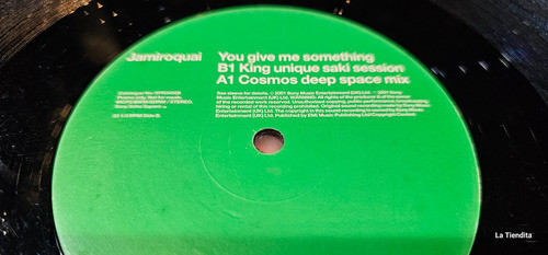 Jamiroquai You Give Me Something (the Mixes) Vinilo Promo Uk 1