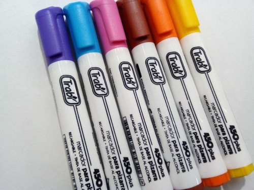 Marcador Trabi Para Pizarra Blanca Pack X 12 U. Surtidos 0