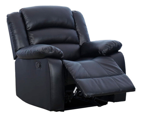 Poltrona Sillón Sofá Reclinable Reposapies 1 Cuerpo - Pu 0