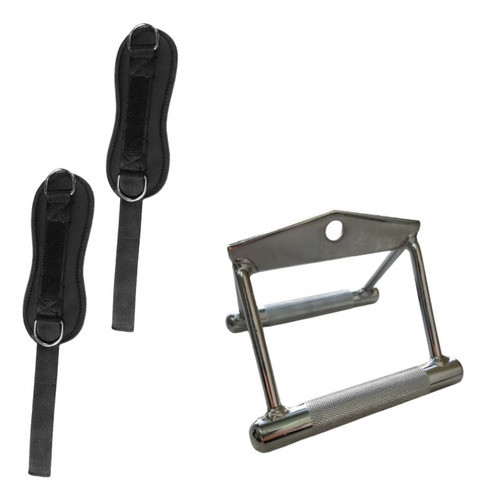 Kit Accesorios Poleas Agarre Doble En V + 2 Tobilleras 0