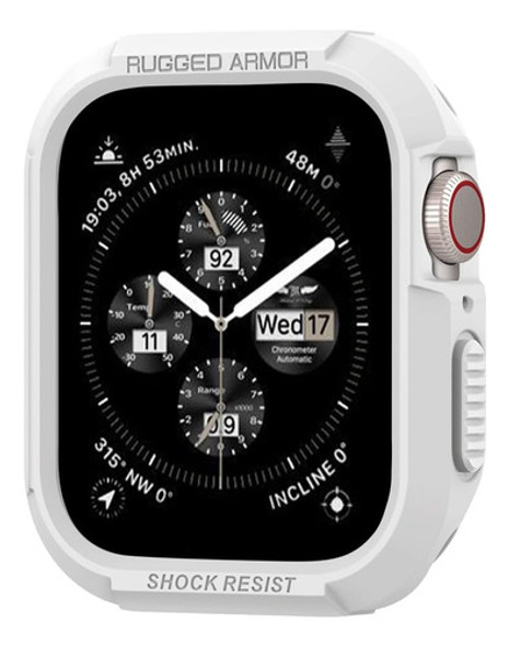 Funda Spigen Para Apple Watch Series De 40mm 41mm Blanca 0