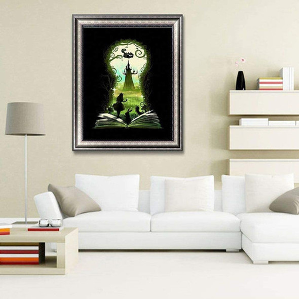 Kit Pintura Con Diamantes 5d Cuadro Alicia 30x40cm Diy 1