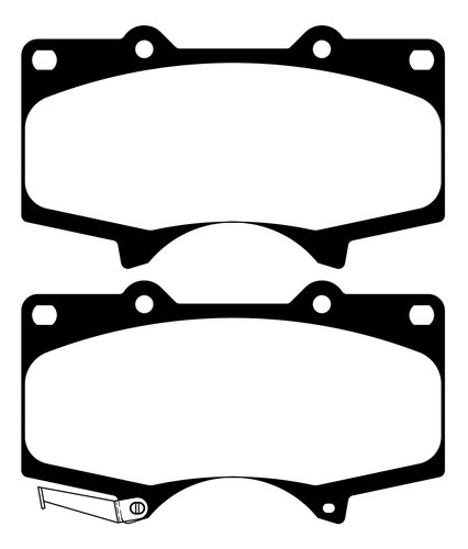 Pastilla Freno Litton Ultra Del Hilux 2016 2017 2018 2019 To 0
