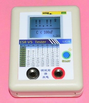 Esr-v5, Condensador Esr Tester Medidor Resistencia Interna P 1