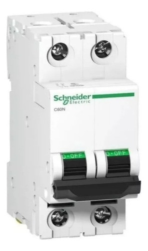 Llave Térmica Bipolar Schneider C60n 2x40 Amp. 0