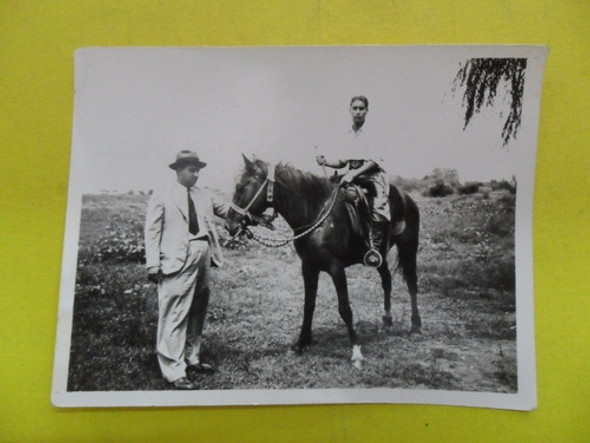 Antigua Foto Fotografia Montura Caballo Gaucho Campo Riendas 0