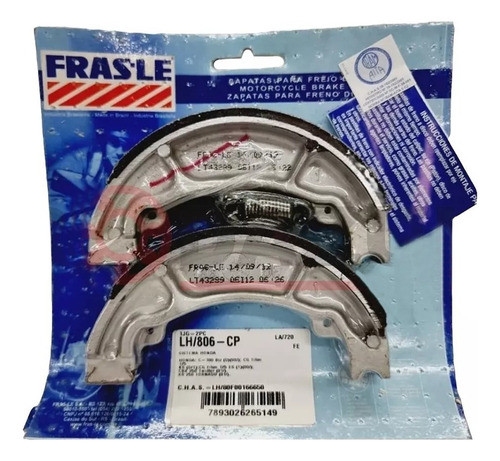 Zapata De Freno Frasle Lh806 Para Honda Cbx250 / Xr250 0