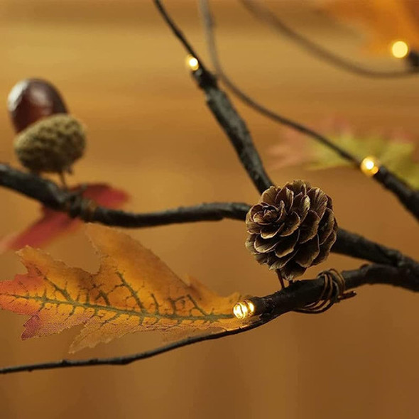 Monsense Árbol De Arce De Roble Artificial De 24 Pulgadas, D 1