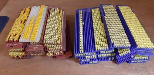 Anillos Numeradores Para Cables 0.5-2.5mm Y 2,5mm-6.0mm 1