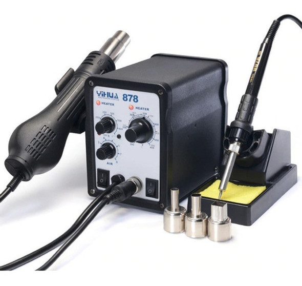 Estacion Soldado Smd Aire Caliente Portatil Digital #l9 1