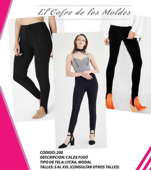 Molde Digital Calza Fuso Pack Talles S A Xxl 1