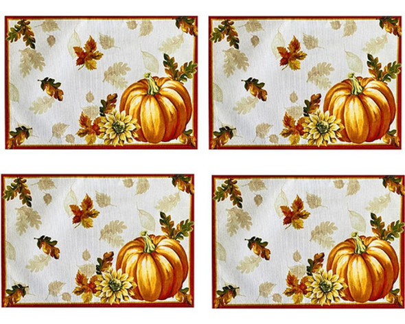 Newbridge Brilliant Autumn Harvest Bordeó Los Manteles Indiv 0