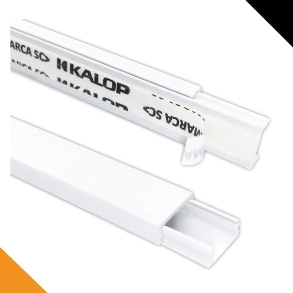 Cable Canal Autoadhesivo Kalop 40x30 Tira X 10 Mts Pvc 1 Cable Canal Autoadhesivo Kalop 40x30 Tira X 10 Mts Pvc 1