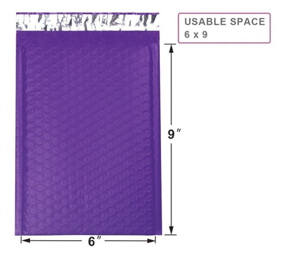 Sobres Burbujas Plastico Violeta X 50 (15x25cm) Ucgou 1
