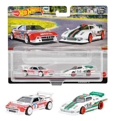 Hot Wheels Premium Car Culture - Paquete De 2 Bmw M1 Procar. 0