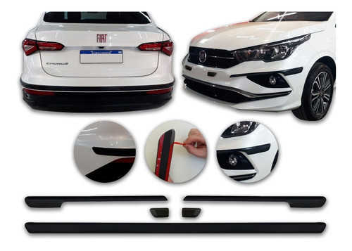 Accesorio Cubre Manijas Uñeros Para Fiat Cronos 2018 Kenny 1