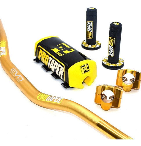 Set Manillar Aluminio Puño Protector Elevador Pro Taper Amar 0