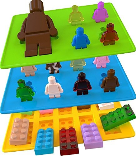 Amarillo De Construcción De Ladrillo Y Azul Y Verde Multi-ta 0