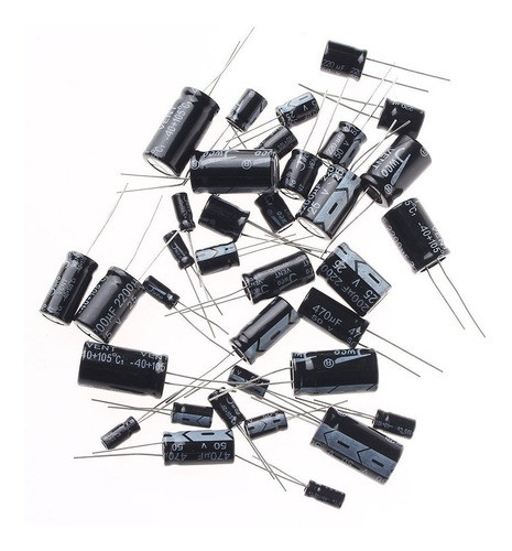 100 Unidades Capacitor 0,1x50 Electrolitico 0,1uf X 50v 0