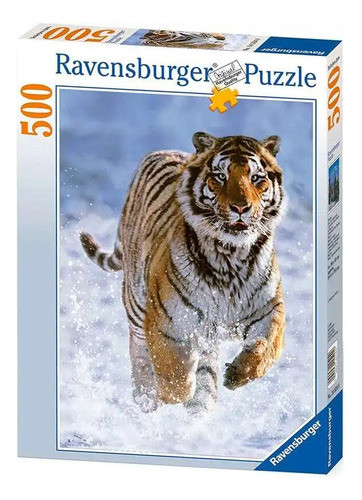 Puzzle Tigre En Invierno 500 Piezas- Ravensburger 0