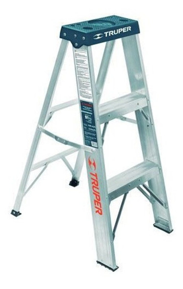 Escalera Aluminio 3 Escalones Truper  Reforzada! Industrial! 0 Escalera Aluminio 3 Escalones Truper  Reforzada! Industrial! 0