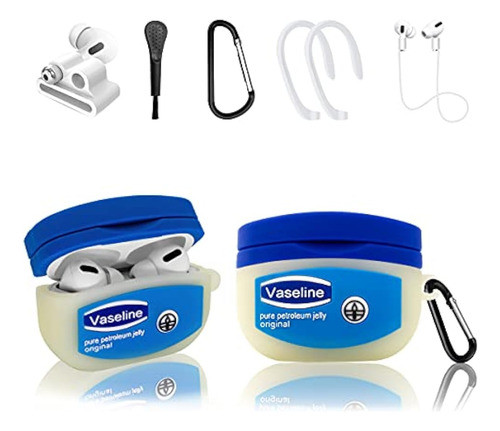 Botella Azul Para AirPods Pro, Juego De Accesorios 0