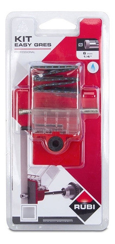 Kit Easy Gres Rubi 04929 Broca Diamantada 10mm Porcelanato 1